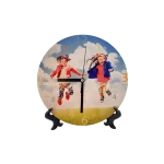 ساعت کریستال دایره رومیزی