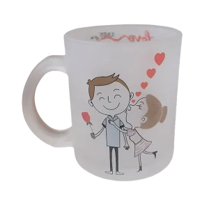 لیوان شیشه ای یخی